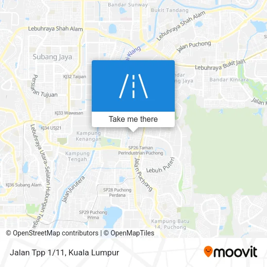 Jalan Tpp 1/11 map