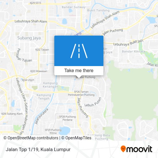 Peta Jalan Tpp 1/19