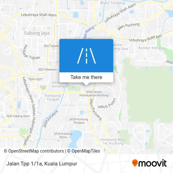 Jalan Tpp 1/1a map