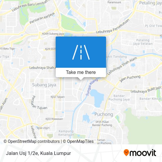 Peta Jalan Usj 1/2e