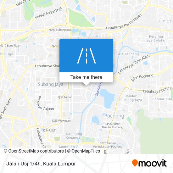 Peta Jalan Usj 1/4h