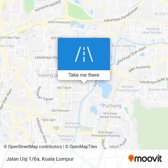 Peta Jalan Usj 1/6a