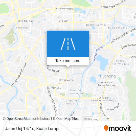 Peta Jalan Usj 14/1d
