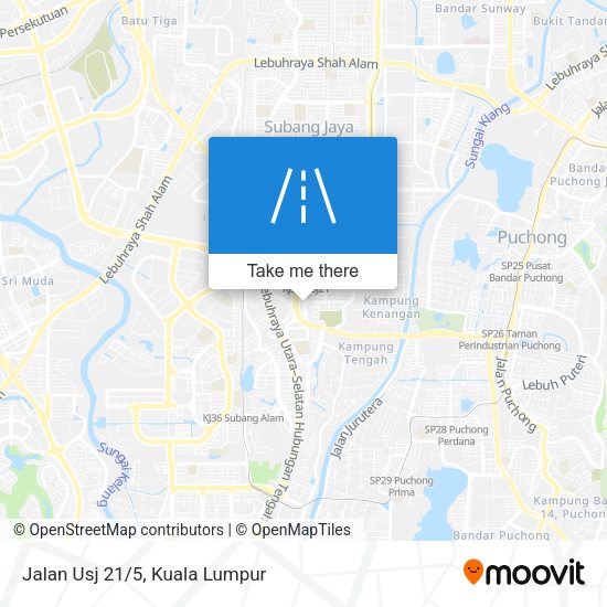 Peta Jalan Usj 21/5