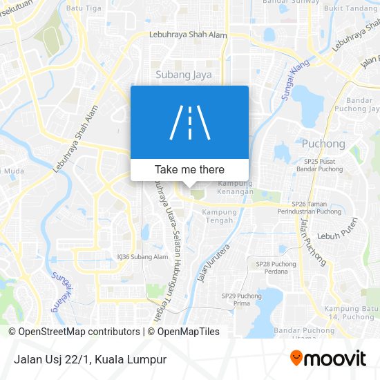Peta Jalan Usj 22/1