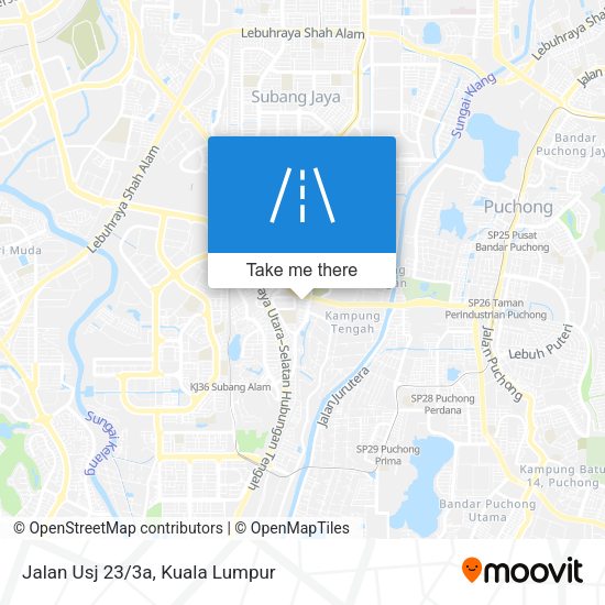 Peta Jalan Usj 23/3a