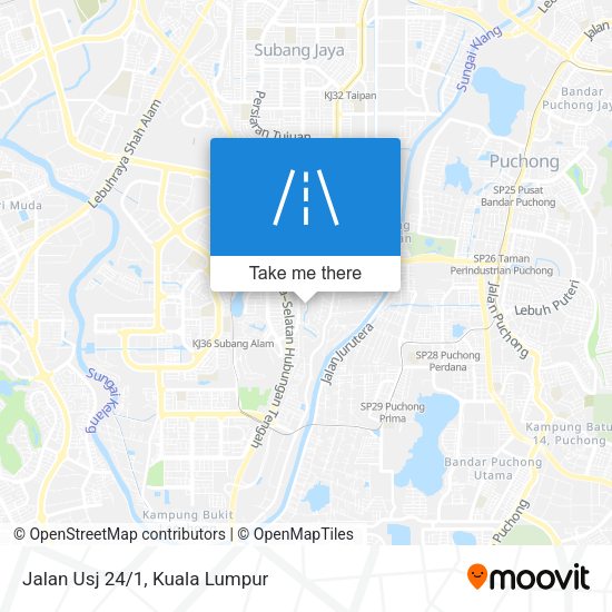 Peta Jalan Usj 24/1