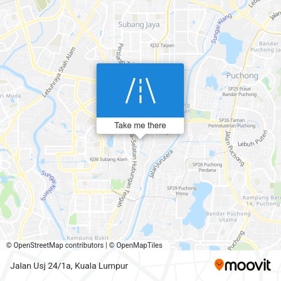 Peta Jalan Usj 24/1a