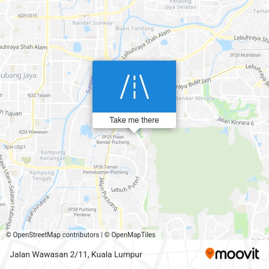 Jalan Wawasan 2/11 map