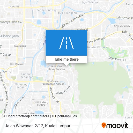 Jalan Wawasan 2/12 map