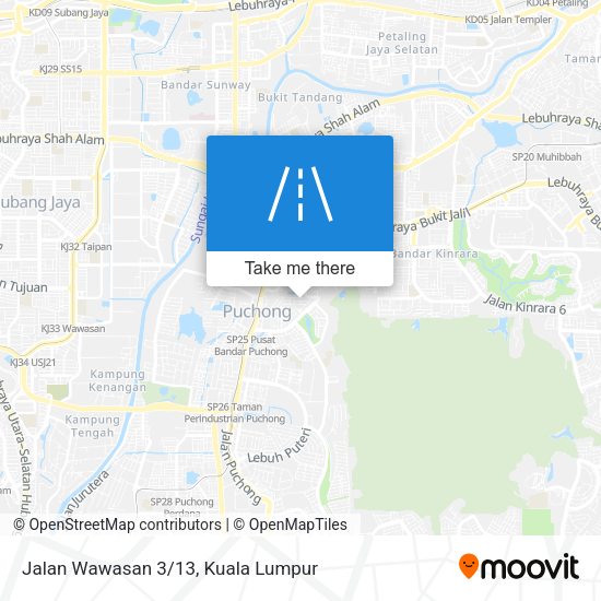 Jalan Wawasan 3/13 map