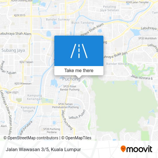 Jalan Wawasan 3/5 map