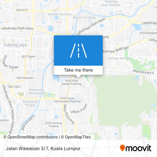 Jalan Wawasan 3/7 map