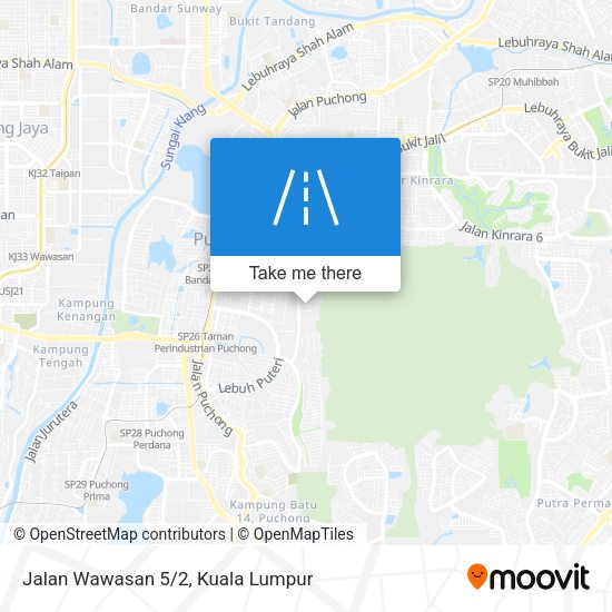 Jalan Wawasan 5/2 map