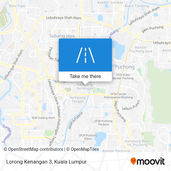 Lorong Kenangan 3 map