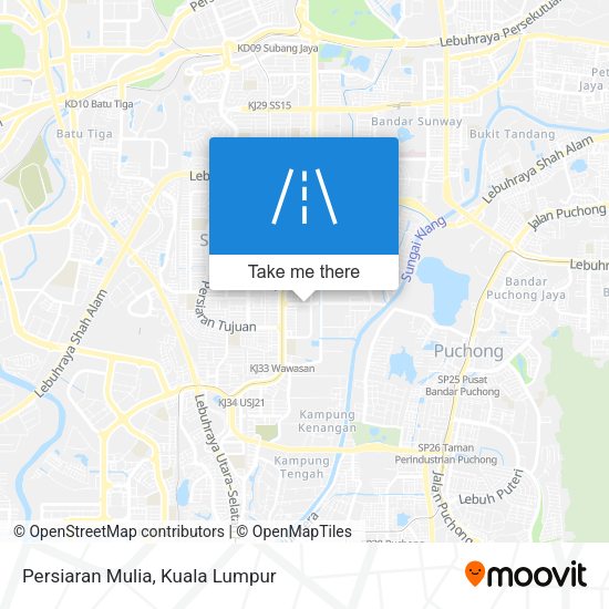 Peta Persiaran Mulia