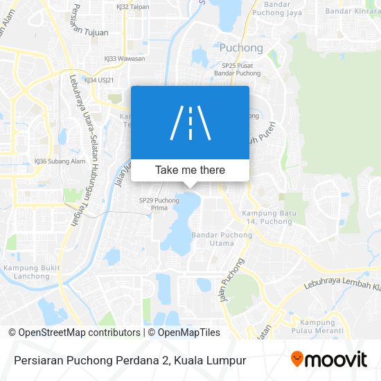 Persiaran Puchong Perdana 2 map