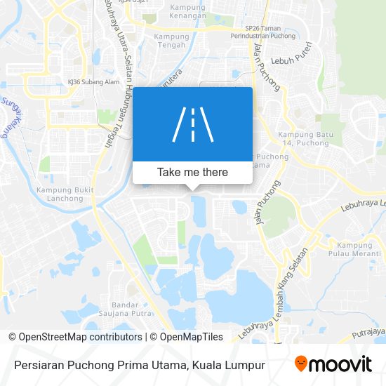 Peta Persiaran Puchong Prima Utama
