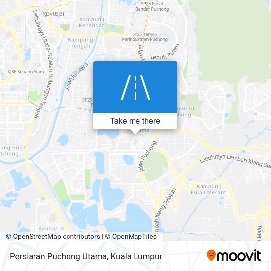 Peta Persiaran Puchong Utama