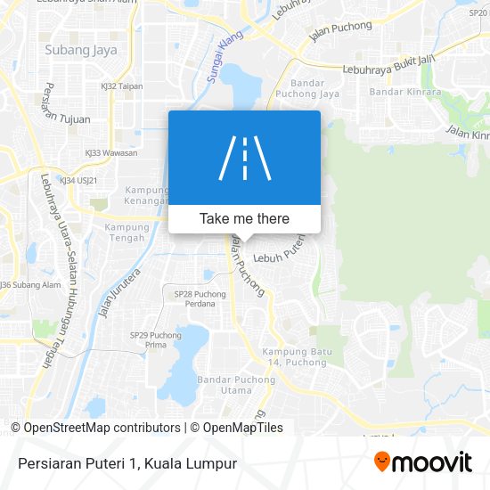 Persiaran Puteri 1 map
