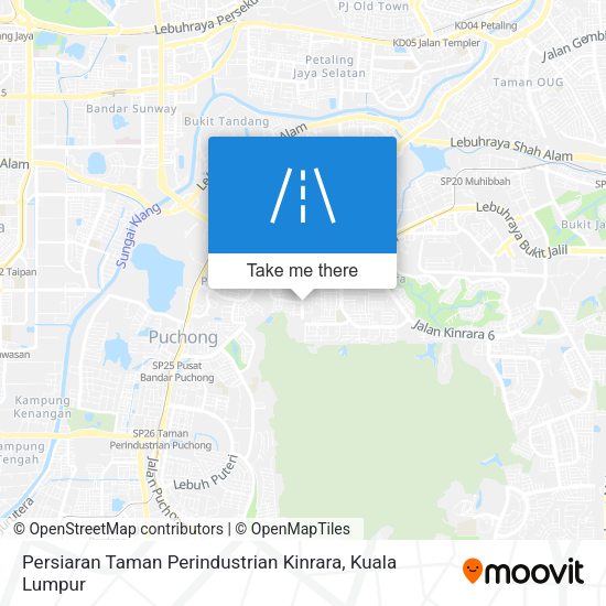 Persiaran Taman Perindustrian Kinrara map