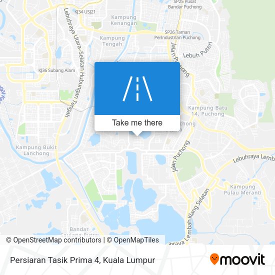 Persiaran Tasik Prima 4 map