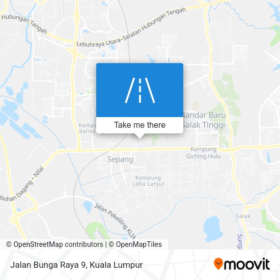 Jalan Bunga Raya 9 map