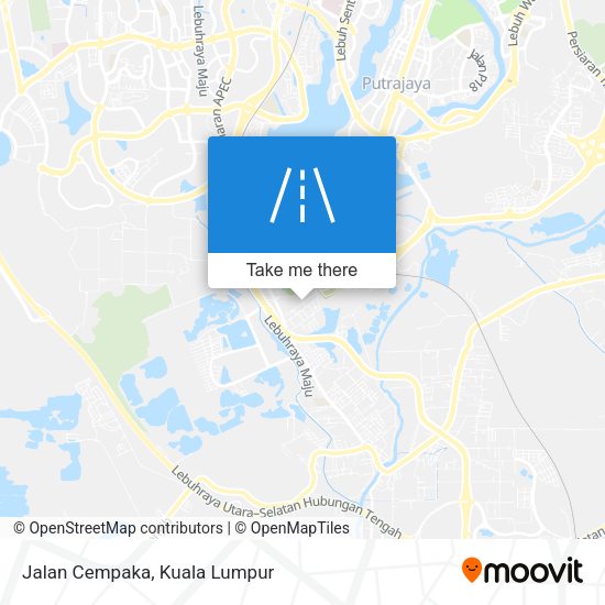 Peta Jalan Cempaka