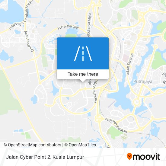 Jalan Cyber Point 2 map