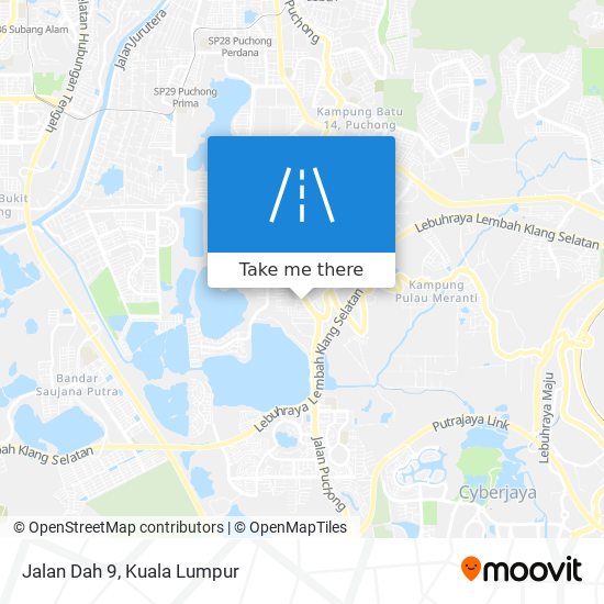 Jalan Dah 9 map