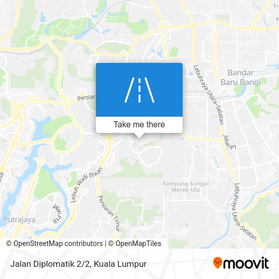 Jalan Diplomatik 2/2 map