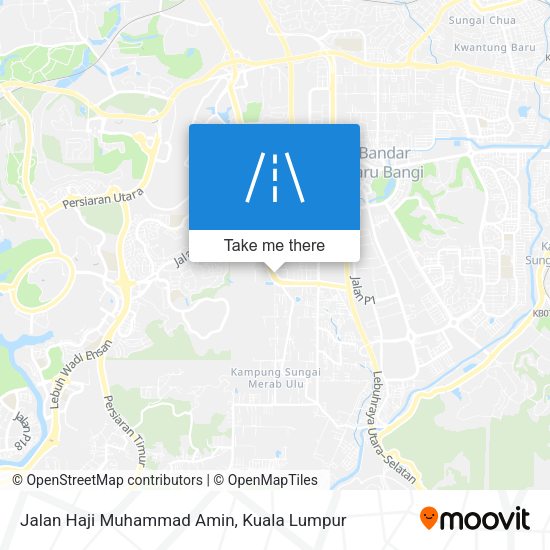 Peta Jalan Haji Muhammad Amin