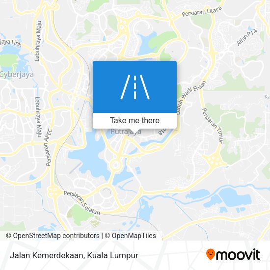 Jalan Kemerdekaan map