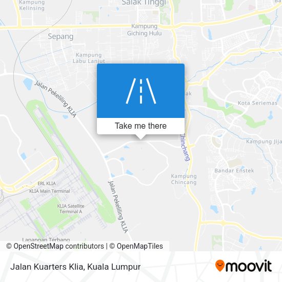 Jalan Kuarters Klia map