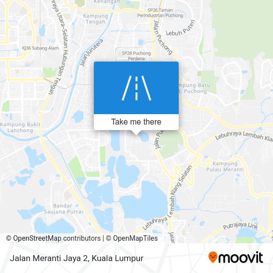 Jalan Meranti Jaya 2 map