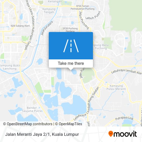 Jalan Meranti Jaya 2/1 map