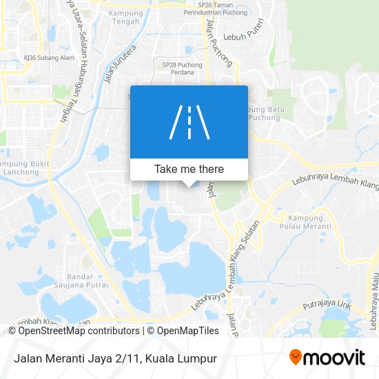 Peta Jalan Meranti Jaya 2/11