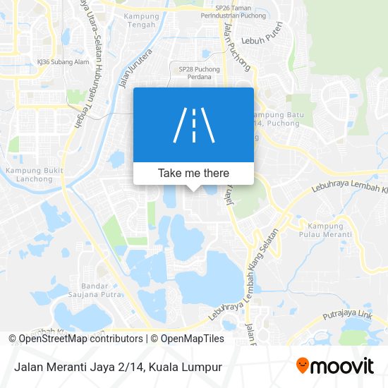 Jalan Meranti Jaya 2/14 map