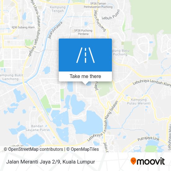 Jalan Meranti Jaya 2/9 map