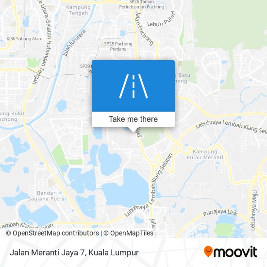 Jalan Meranti Jaya 7 map