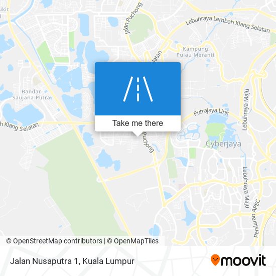 Peta Jalan Nusaputra 1