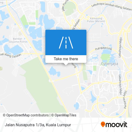 Peta Jalan Nusaputra 1/3a