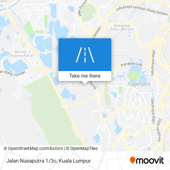 Peta Jalan Nusaputra 1/3c