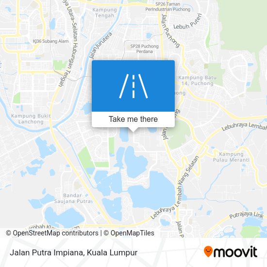 Jalan Putra Impiana map