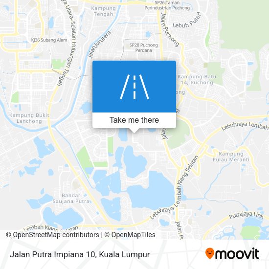 Jalan Putra Impiana 10 map