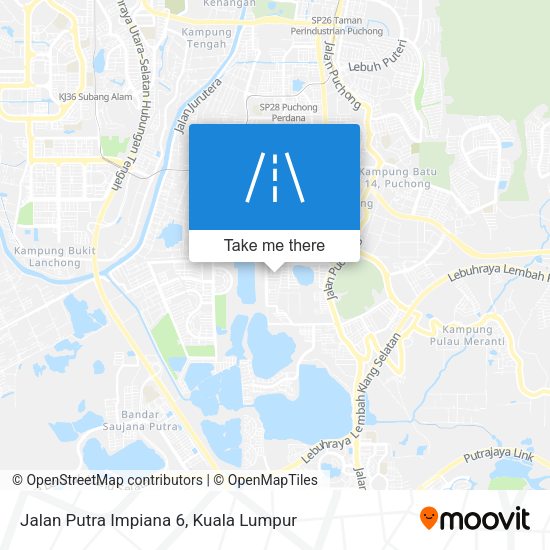 Jalan Putra Impiana 6 map