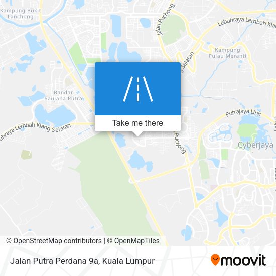 Peta Jalan Putra Perdana 9a