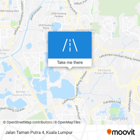 Jalan Taman Putra 4 map