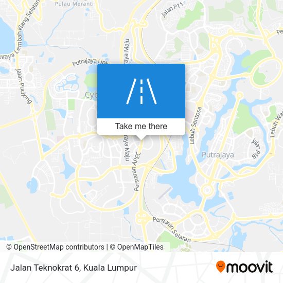 Jalan Teknokrat 6 map
