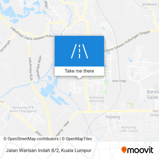 Jalan Warisan Indah 8/2 map